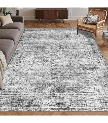 Amazon.com: Ikea VEDBÄK rug, low pile, 133x195 cm, light grey